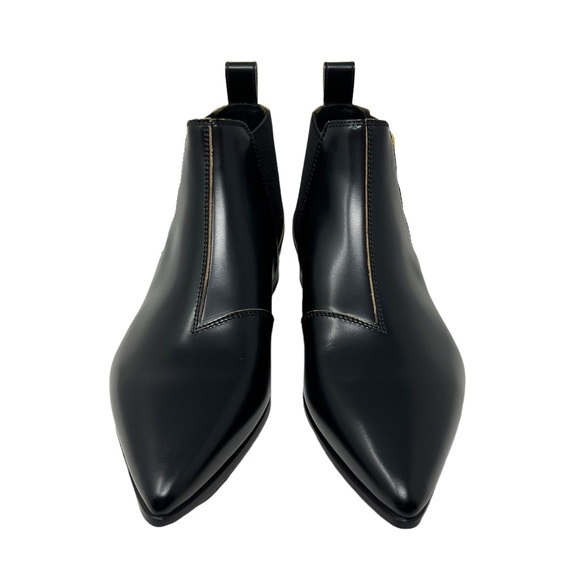 GUCCI Womens Cordovan Lux Leather Ankle Boot Black Size 38 EU - Picture 5 of 17